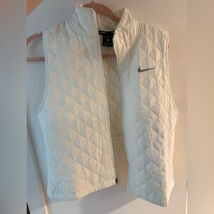 Women’s Nike Ivory Quilted Running Vest